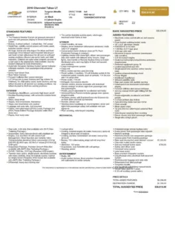 Another view of 2016 Chevrolet Tahoe LT for sale in Gurnee, IL at CarWise Gurnee