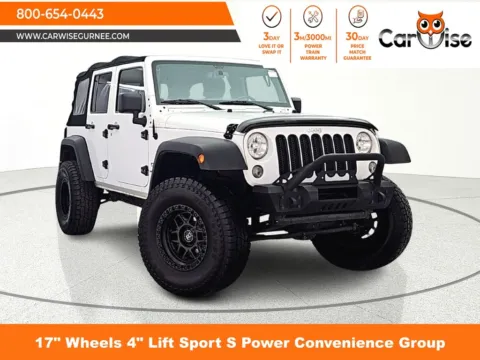White 2018 Jeep Wrangler JK Unlimited Sport for sale in Gurnee, IL
