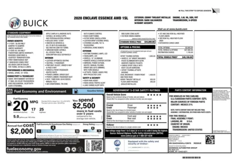 Another view of 2020 Buick Enclave Essence for sale in Gurnee, IL at CarWise Gurnee