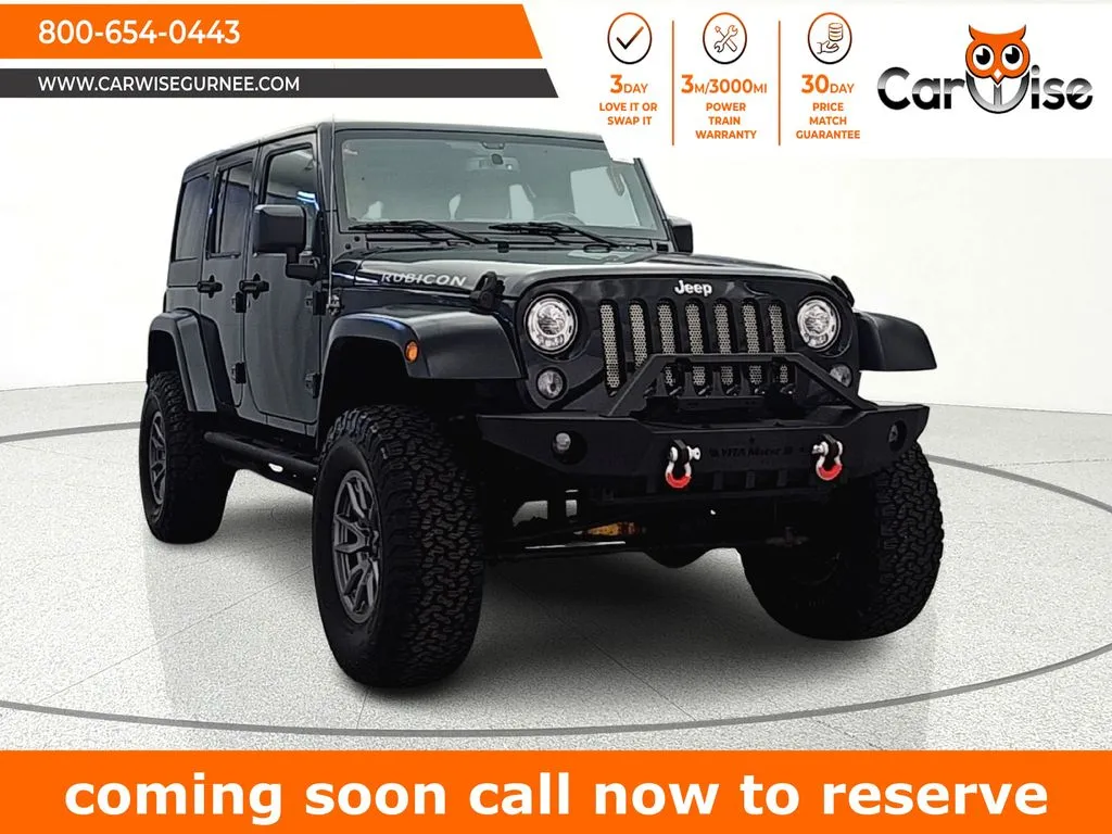 Gray 2017 Jeep Wrangler Unlimited Rubicon for sale in Gurnee, IL