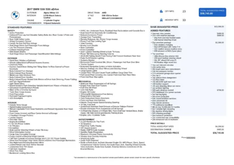 Another view of 2017 BMW 5 Series 530i xDrive for sale in Gurnee, IL at CarWise Gurnee