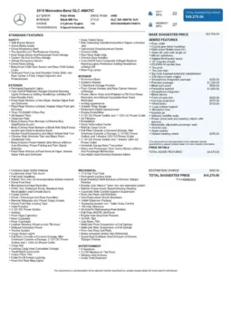 Another view of 2019 Mercedes-Benz GLC 300 for sale in Gurnee, IL at CarWise Gurnee