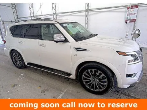 White 2021 Nissan Armada Platinum for sale in Gurnee, IL