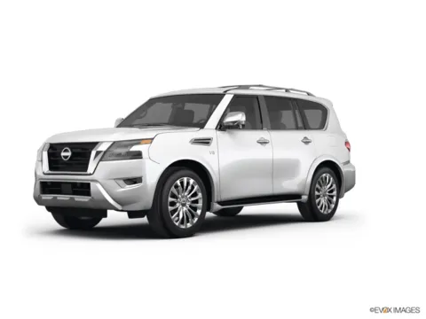 White 2021 Nissan Armada Platinum for sale in Gurnee, IL