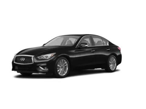 Black 2022 INFINITI Q50 LUXE for sale in Gurnee, IL