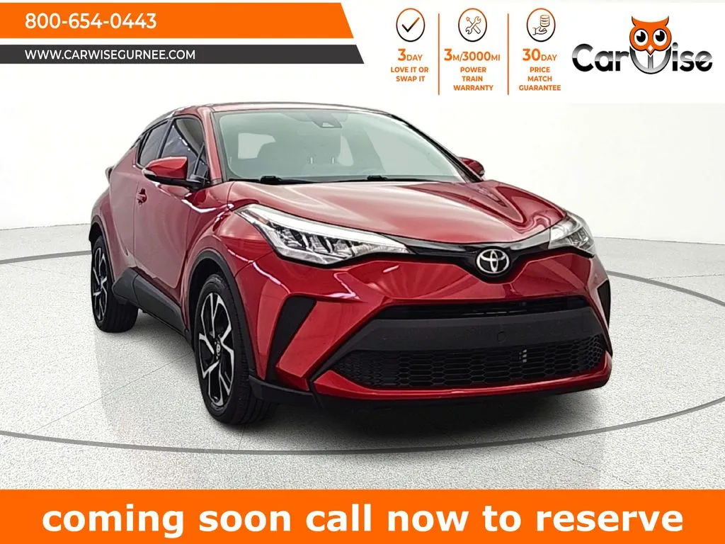 Red 2021 Toyota C-HR XLE for sale in Gurnee, IL