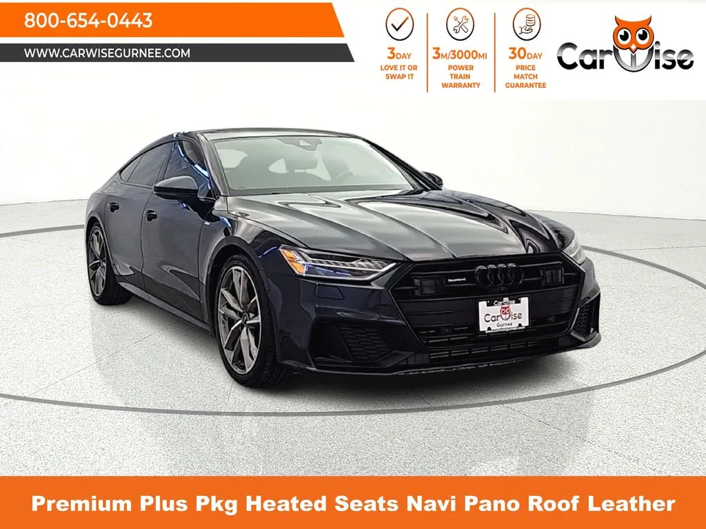 Blue 2021 Audi A7 55 Premium Plus for sale in Gurnee, IL