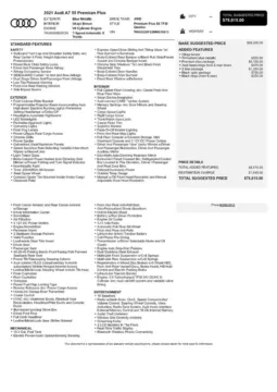 Another view of 2021 Audi A7 55 Premium Plus for sale in Gurnee, IL at CarWise Gurnee