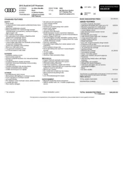 Another view of 2013 Audi A4 2.0T Premium Plus for sale in Gurnee, IL at CarWise Gurnee