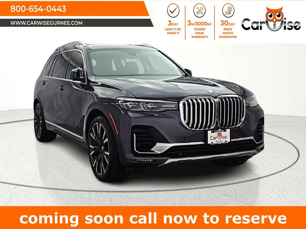 Gray 2019 BMW X7 xDrive40i for sale in Gurnee, IL