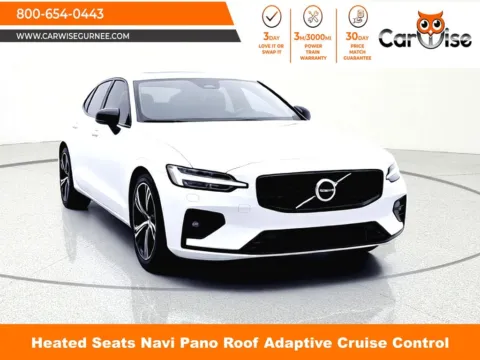 White 2024 Volvo S60 B5 Plus Dark Theme for sale in Gurnee, IL