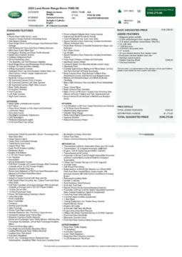 Another view of 2023 Land Rover Range Rover SE for sale in Gurnee, IL at CarWise Gurnee