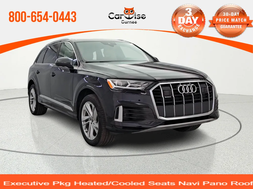 Black 2021 Audi Q7 55 Premium Plus for sale in Gurnee, IL