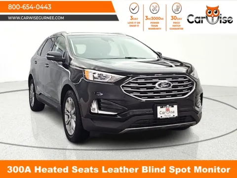 Black 2019 Ford Edge Titanium for sale in Gurnee, IL