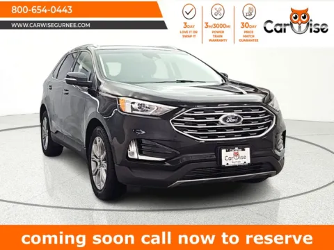 Black 2019 Ford Edge Titanium for sale in Gurnee, IL