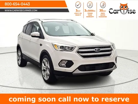 White 2017 Ford Escape Titanium for sale in Gurnee, IL