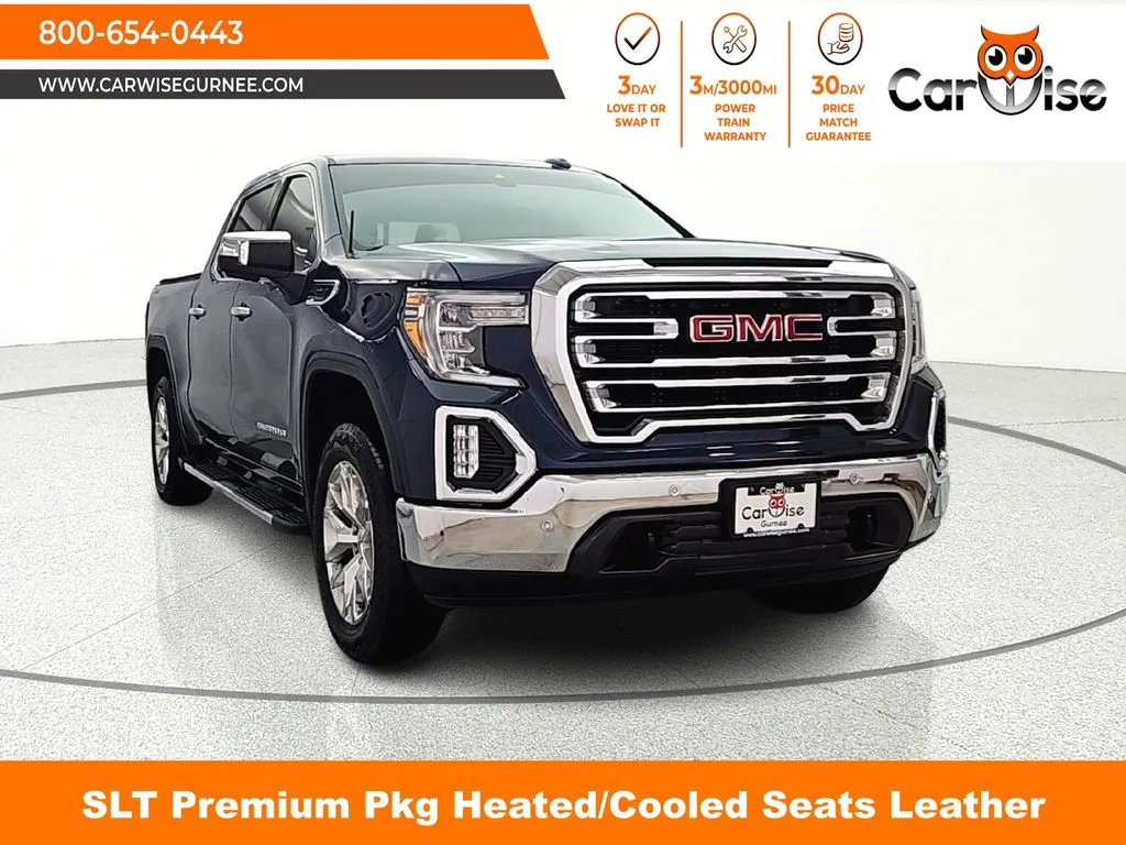 Blue 2019 GMC Sierra 1500 SLT for sale in Gurnee, IL