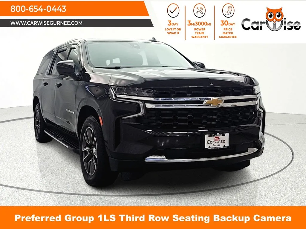 Black 2021 Chevrolet Suburban LS for sale in Gurnee, IL