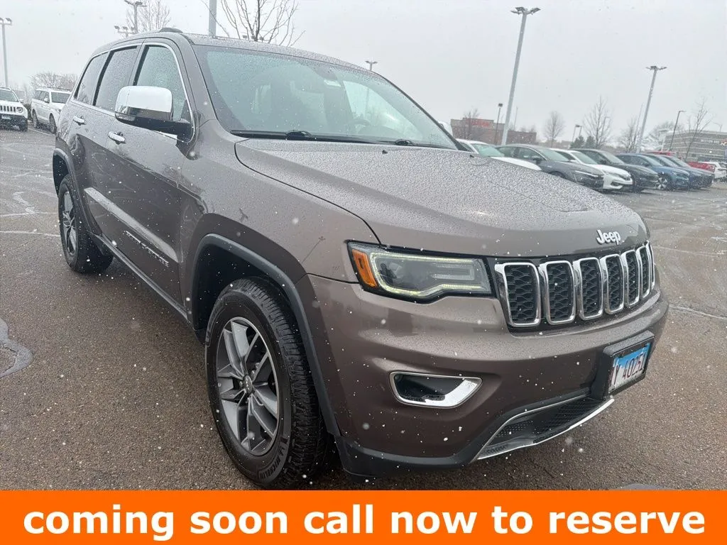 Brown 2017 Jeep Grand Cherokee Limited for sale in Gurnee, IL