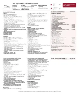 Another view of 2023 Jaguar F-PACE P250 S for sale in Gurnee, IL at CarWise Gurnee