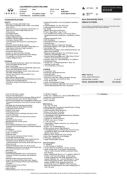 Another view of 2022 INFINITI QX60 PURE for sale in Gurnee, IL at CarWise Gurnee