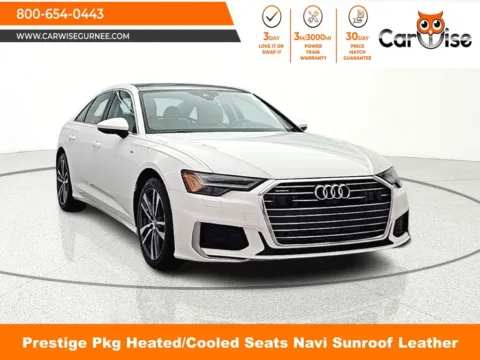 White 2019 Audi A6 3.0T Prestige for sale in Gurnee, IL