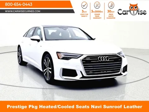 White 2019 Audi A6 3.0T Prestige for sale in Gurnee, IL