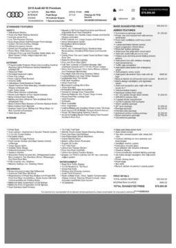 Another view of 2019 Audi A6 3.0T Prestige for sale in Gurnee, IL at CarWise Gurnee