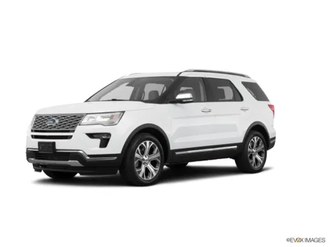 White 2018 Ford Explorer Platinum for sale in Gurnee, IL