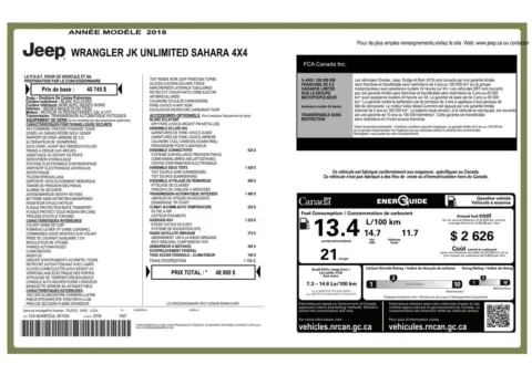 Another view of 2018 Jeep Wrangler JK Unlimited Sahara for sale in Gurnee, IL at CarWise Gurnee