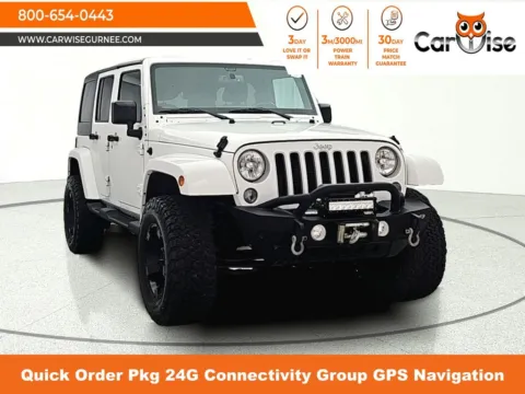 White 2018 Jeep Wrangler JK Unlimited Sahara for sale in Gurnee, IL