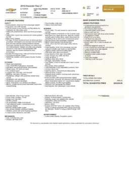 Another view of 2016 Chevrolet Trax LT for sale in Gurnee, IL at CarWise Gurnee