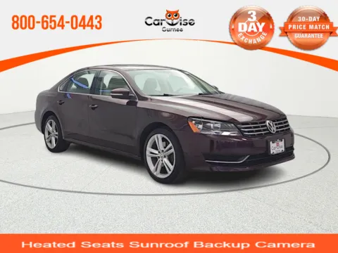 Red 2014 Volkswagen Passat TDI SE for sale in Gurnee, IL