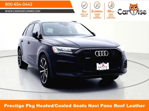 Black 2021 Audi Q7 55 Prestige for sale in Gurnee, IL