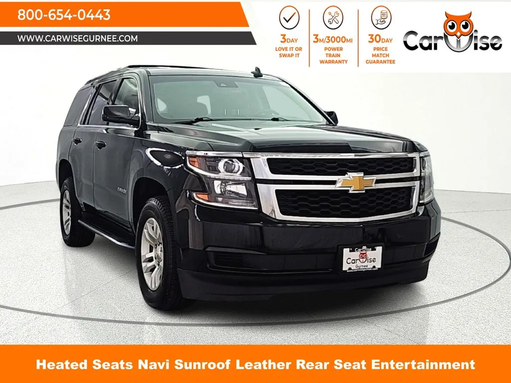 Black 2018 Chevrolet Tahoe LT for sale in Gurnee, IL
