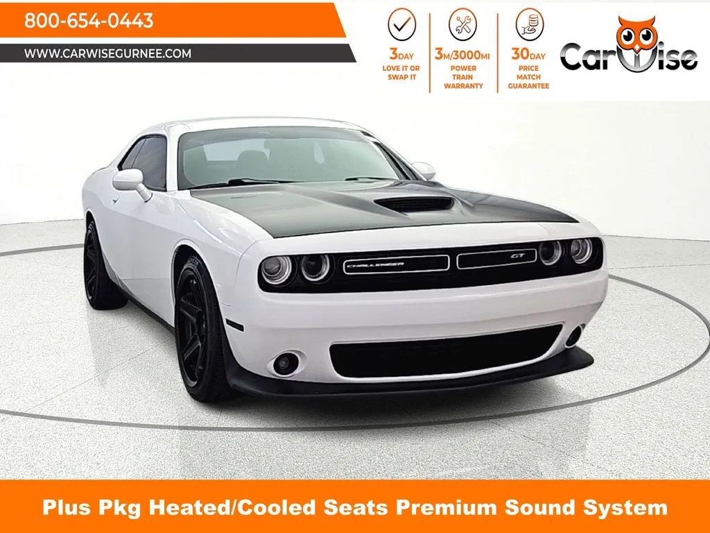 White 2019 Dodge Challenger GT Plus for sale in Gurnee, IL