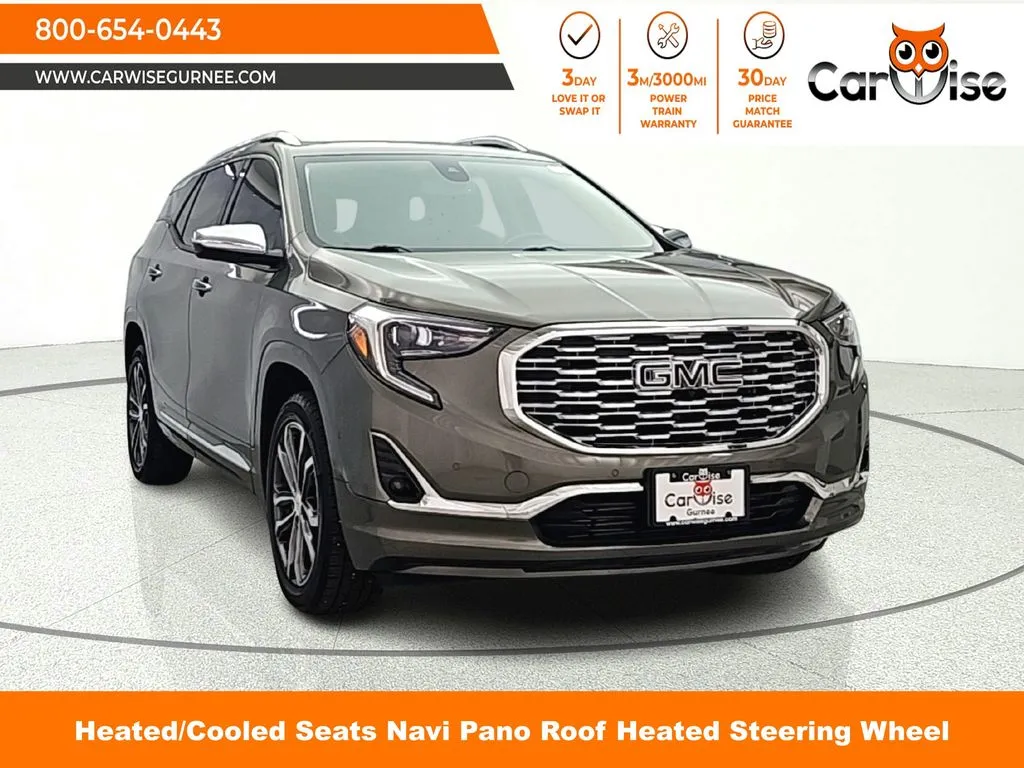 Gray 2018 GMC Terrain Denali for sale in Gurnee, IL