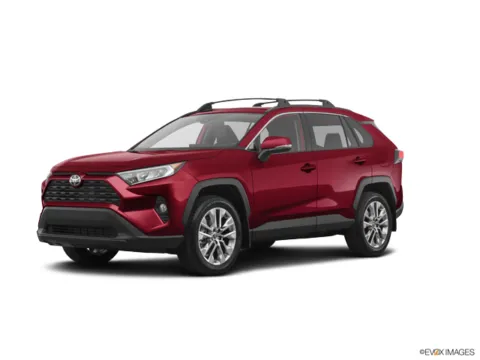 Red 2021 Toyota RAV4 XLE Premium for sale in Gurnee, IL