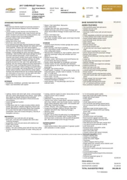 Another view of 2017 Chevrolet Tahoe LT for sale in Gurnee, IL at CarWise Gurnee