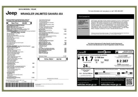 Another view of 2019 Jeep Wrangler Unlimited Sahara for sale in Gurnee, IL at CarWise Gurnee