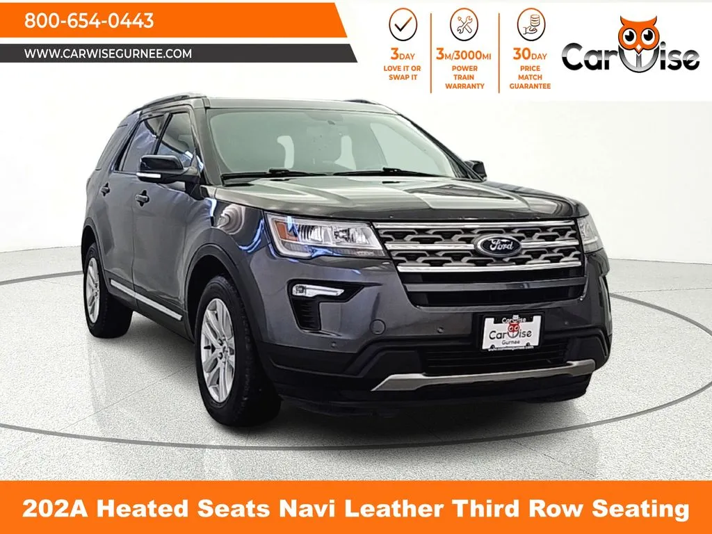 Gray 2018 Ford Explorer XLT for sale in Gurnee, IL