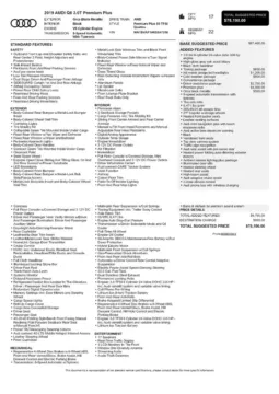 Another view of 2019 Audi Q8 3.0T Premium Plus for sale in Gurnee, IL at CarWise Gurnee