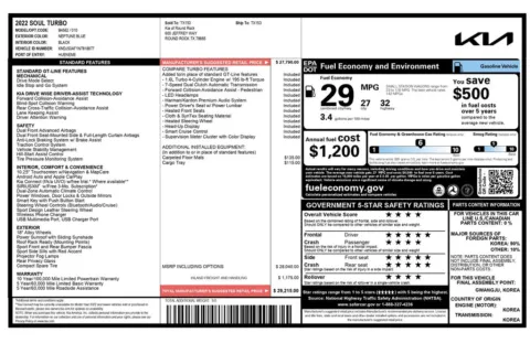 Another view of 2022 Kia Soul Turbo for sale in Gurnee, IL at CarWise Gurnee