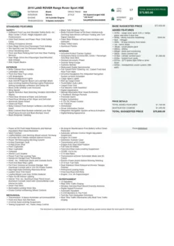 Another view of 2019 Land Rover Range Rover Sport HSE for sale in Gurnee, IL at CarWise Gurnee