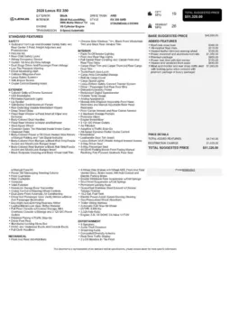 Another view of 2020 Lexus RX 350 for sale in Gurnee, IL at CarWise Gurnee