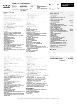 Another view of 2019 Audi Q7 45 Premium Plus for sale in Gurnee, IL at CarWise Gurnee