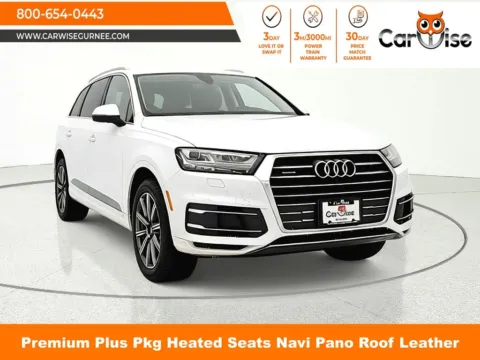 White 2019 Audi Q7 45 Premium Plus for sale in Gurnee, IL