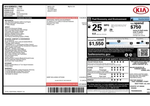 Another view of 2019 Kia Sorento L for sale in Gurnee, IL at CarWise Gurnee