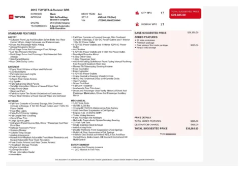 Another view of 2016 Toyota 4Runner SR5 for sale in Gurnee, IL at CarWise Gurnee