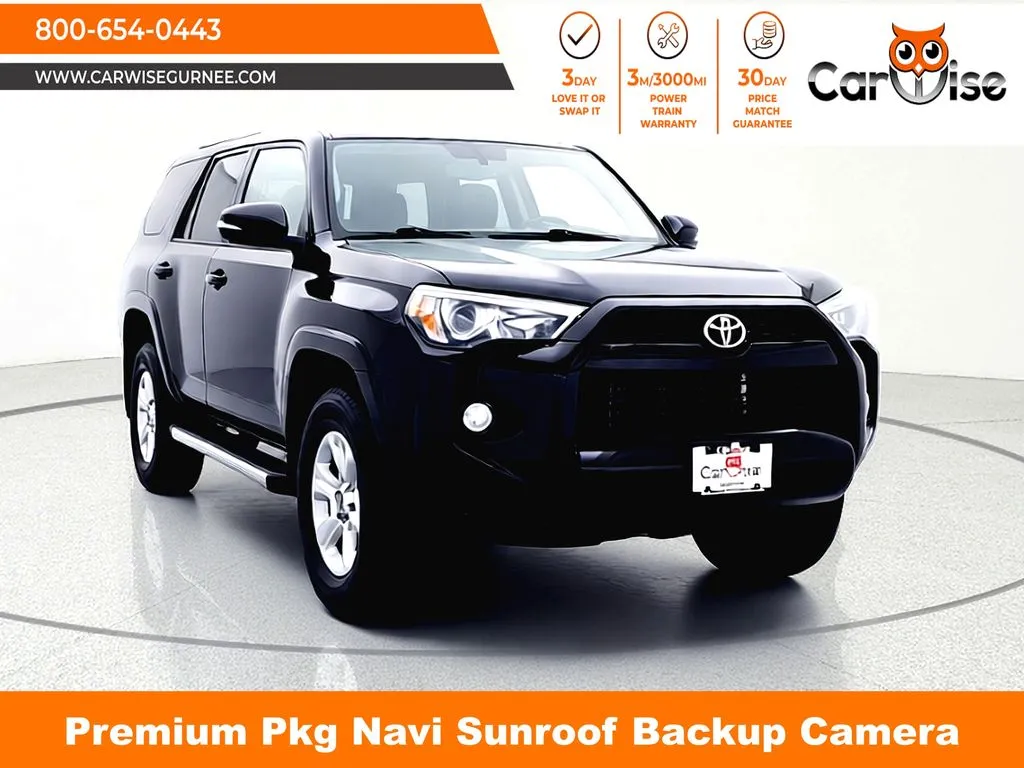 Black 2016 Toyota 4Runner SR5 for sale in Gurnee, IL